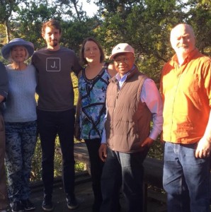 Sandy Parry, Jack Norman, Deborah Baggett, Isaac Apindi, Bruce Ward. 