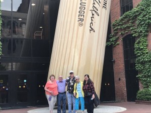 At the Louisville Slugger factory